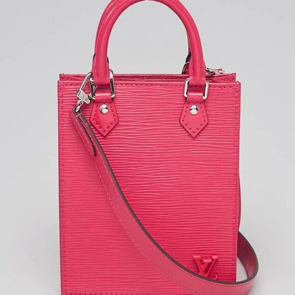 Louis Vuitton Rose Pondicherry Epi Leather Petit Sac Plat Bag - Picture 1 of 10